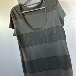 Cute stripe greenish in color size 2